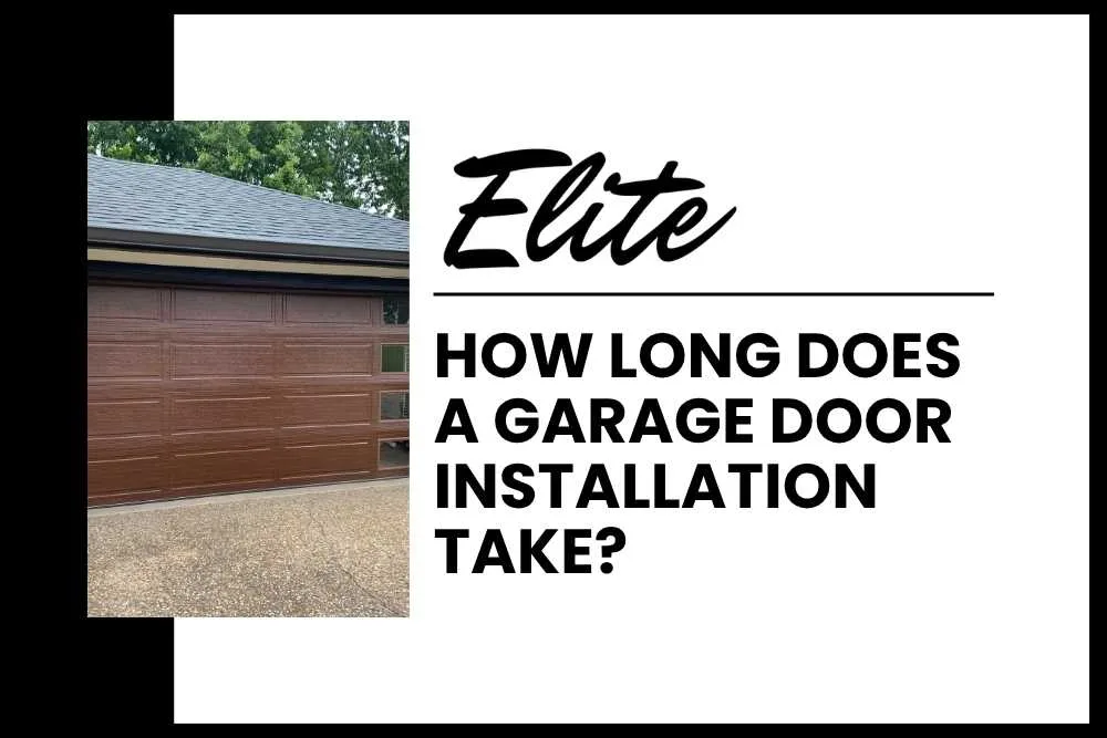 Garage Door Installation Timeline