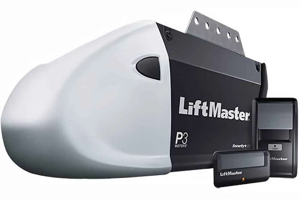 LiftMaster 8165W chain drive Wi-Fi garage door opener with wall control and remote