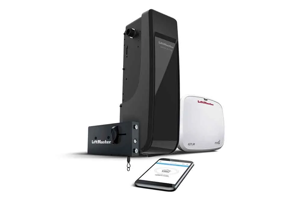 LiftMaster 8500W wall mount garage door opener with battery backup and myQ