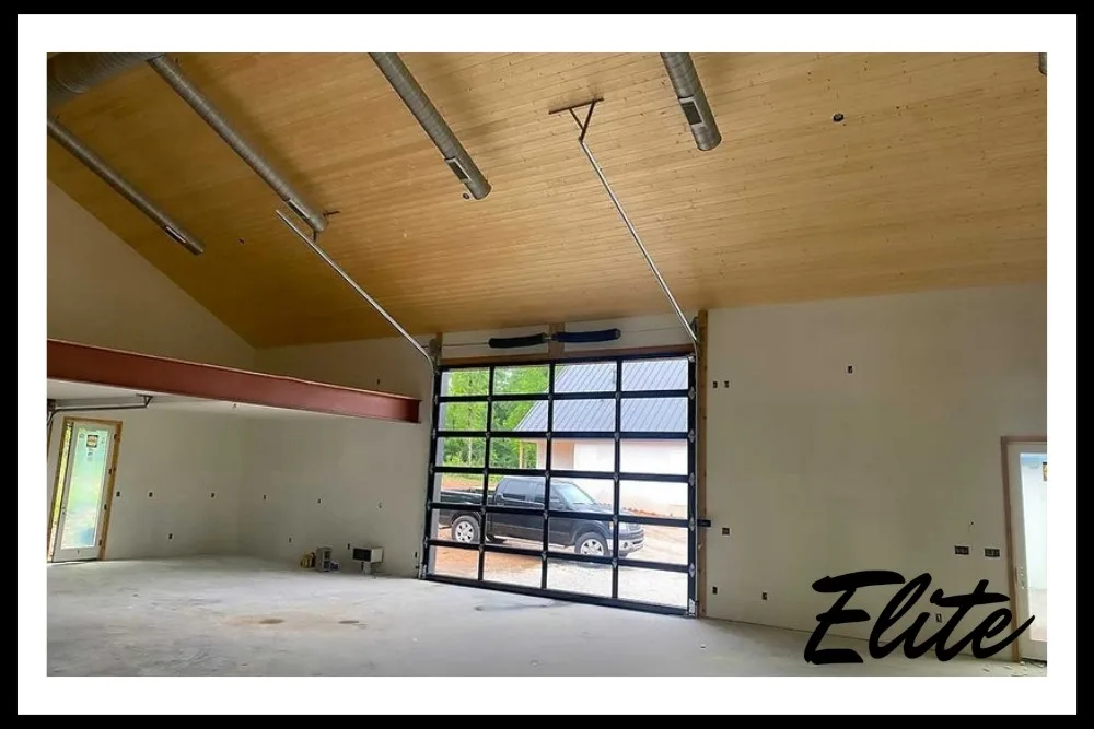 Commercial Garage Door Installation in Northwest Arkansas-3.jpg Commercial overhead door tracks and spring hardware installed by Elite Garage Door